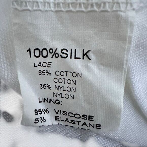 Bellambra Italy Women S Shirt Peasant Lace Crochet Romantic Bell Sleeves White - Picture 8 of 10